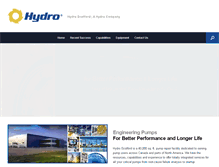 Tablet Screenshot of hydroscotford.com